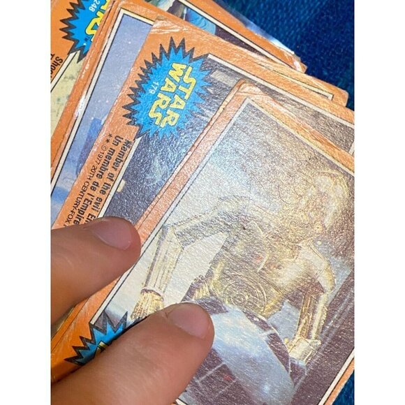 Vintage 1977-1983 OPC Star Wars Series 5 Trading Card Lot & ROTJ PR-MT - Picture 9 of 12
